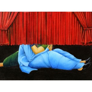 Zeeshan Memon, 6 x 8 Inch,Oil on Canvas, Figurative Painting, AC-ZSM-003